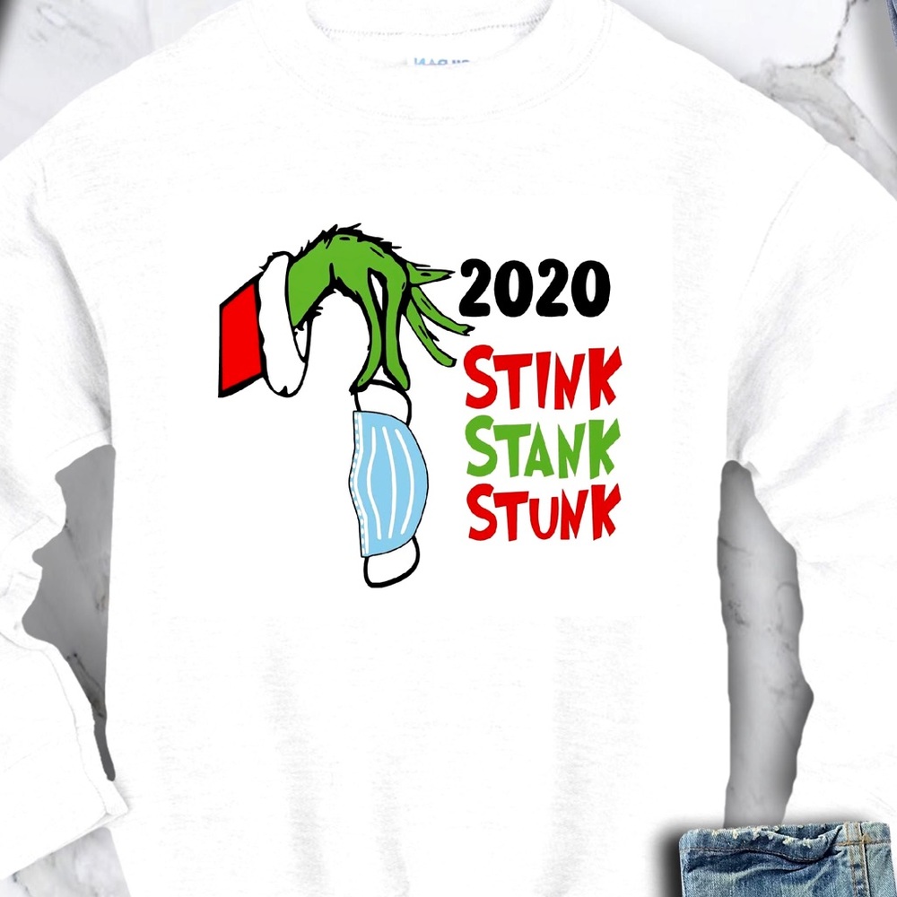 Stink stank stunk crew neck